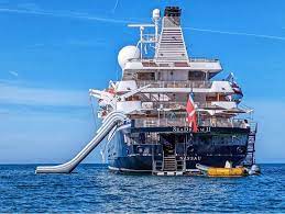 SeaDream Yacht Club Installs New Slide On SeaDream II - Cruise Industry  News | Cruise News